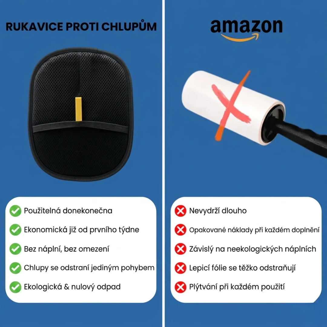 SrstStop™ - Rukavice proti chlupům - Opakovaně použitelná & Ekologická
