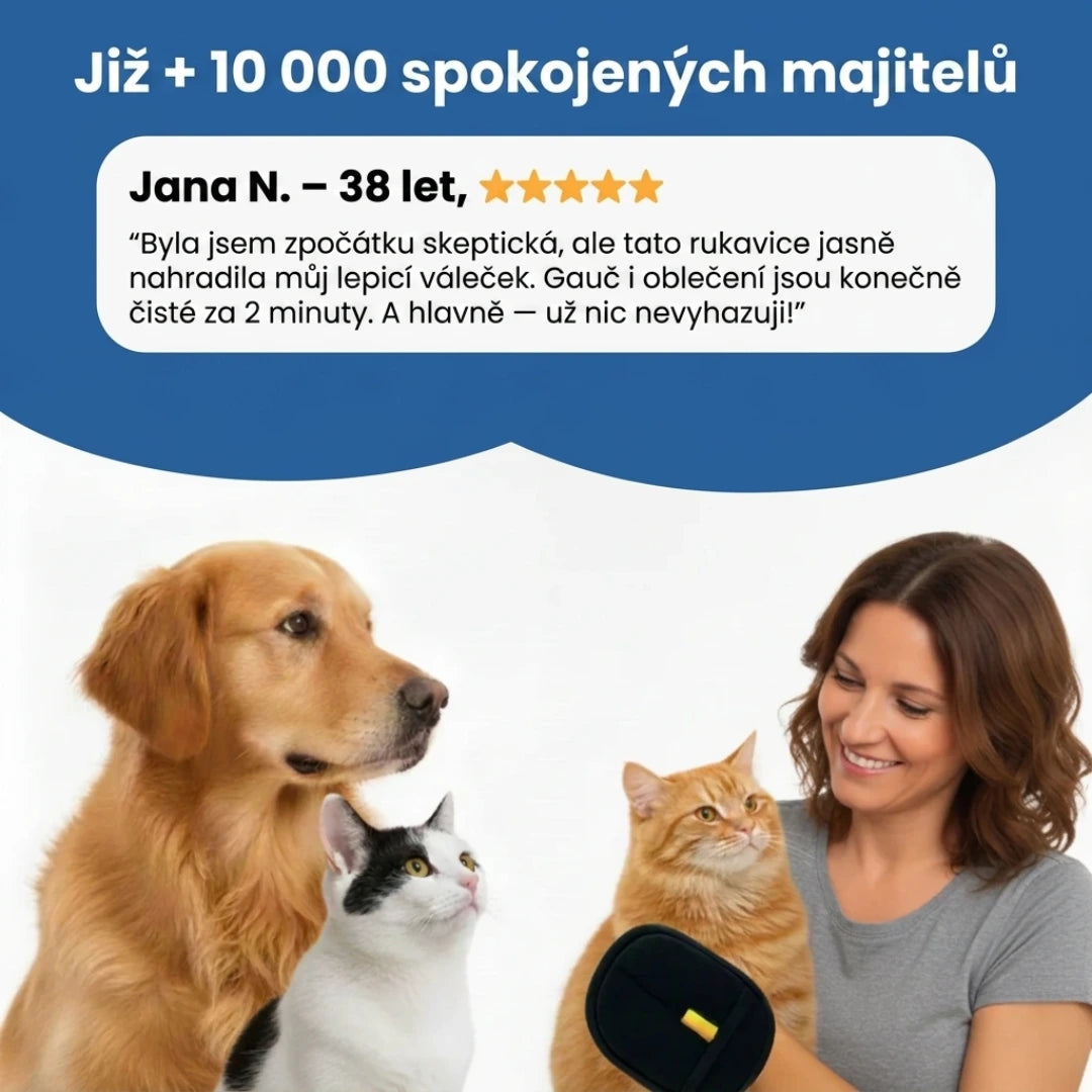 SrstStop™ - Rukavice proti chlupům - Opakovaně použitelná & Ekologická