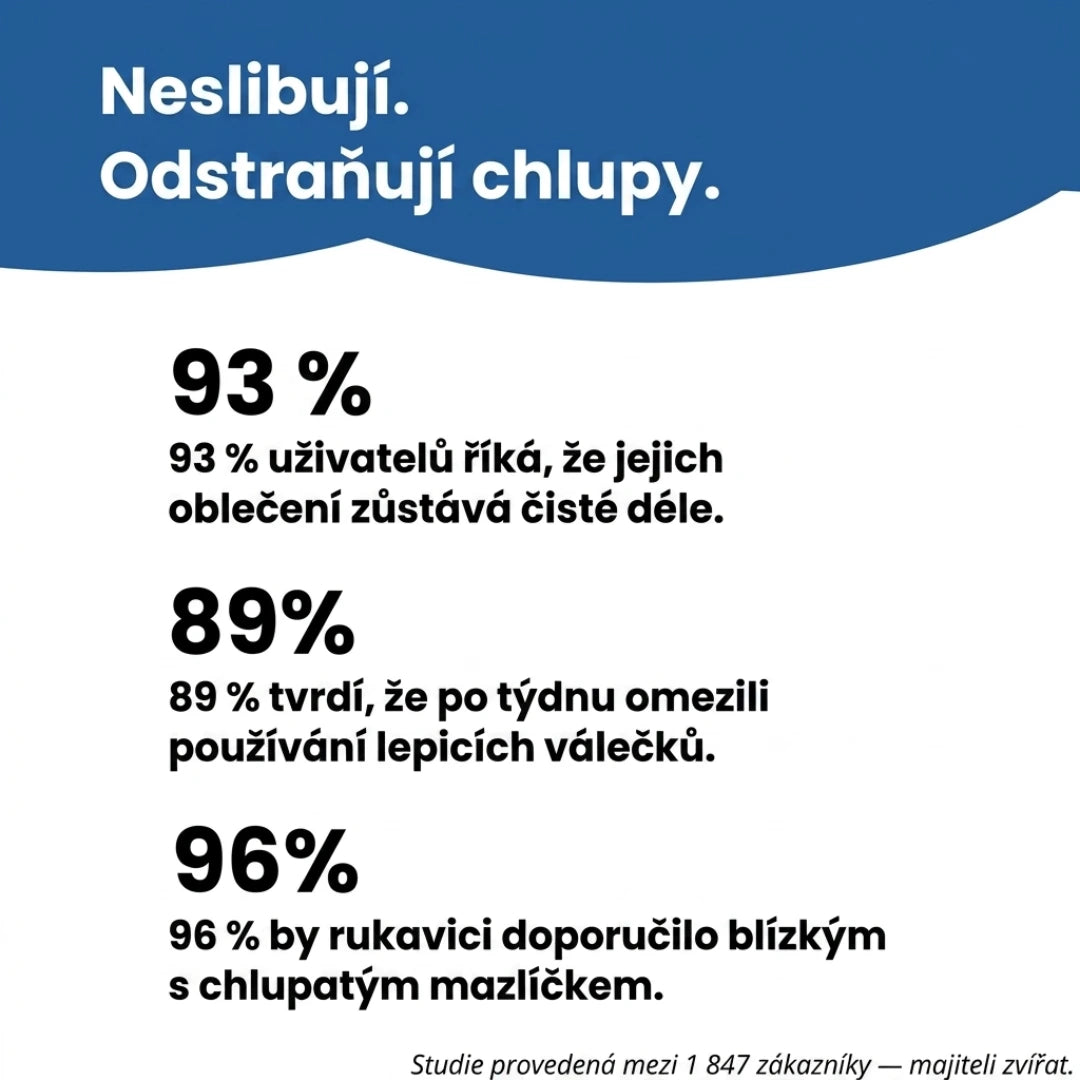 SrstStop™ - Rukavice proti chlupům - Opakovaně použitelná & Ekologická
