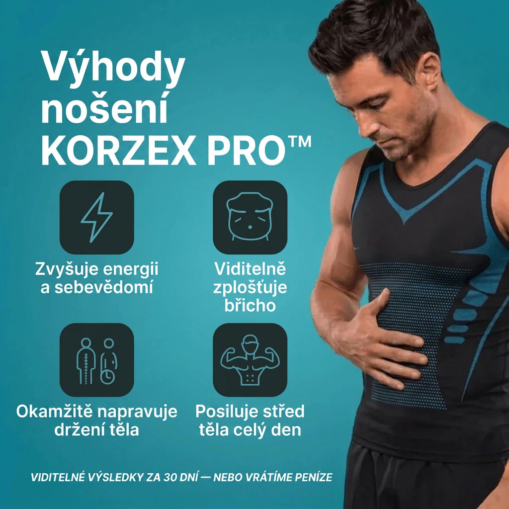 KORZEX PRO™ — Každé tričko sedí jako šité na míru