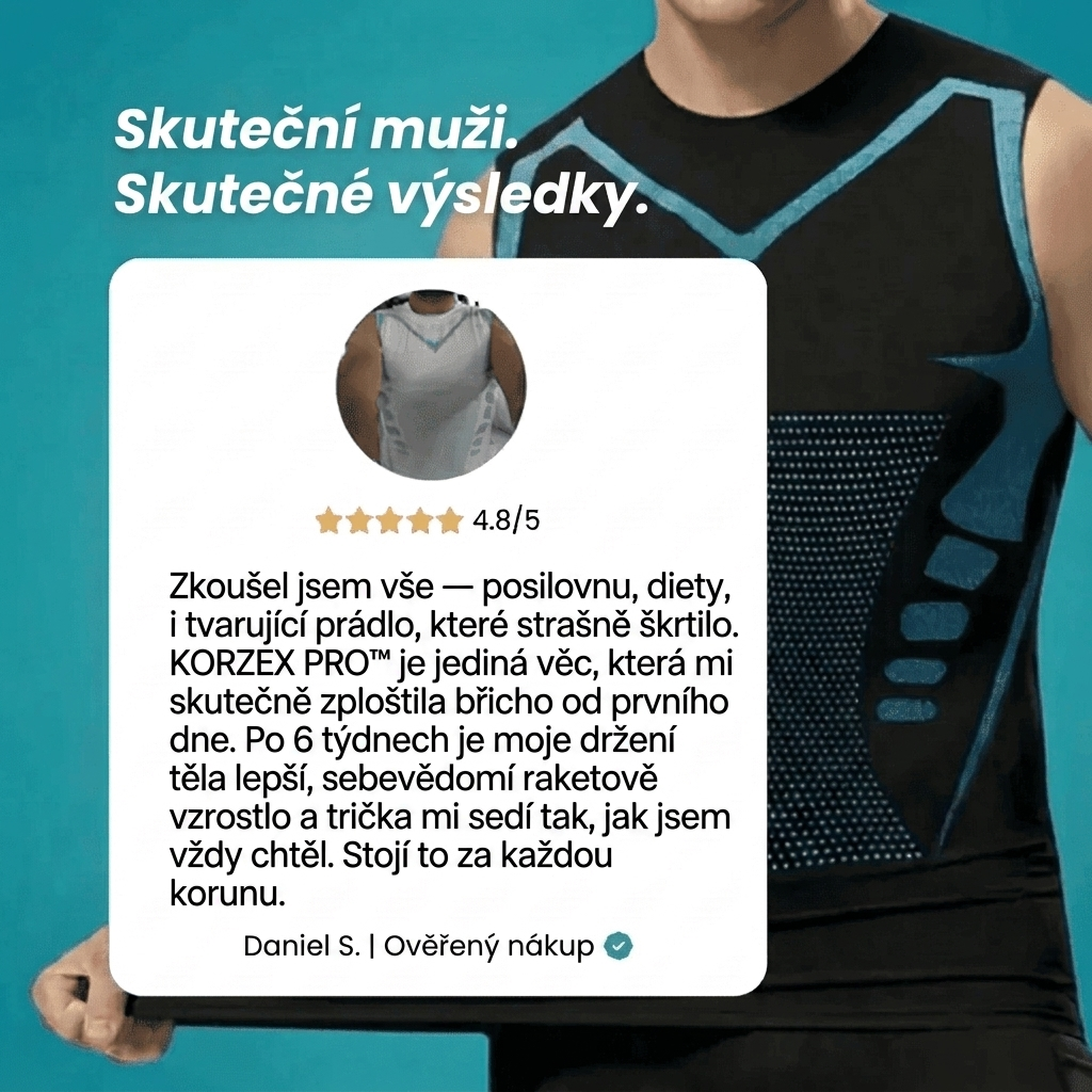 KORZEX PRO™ — Každé tričko sedí jako šité na míru