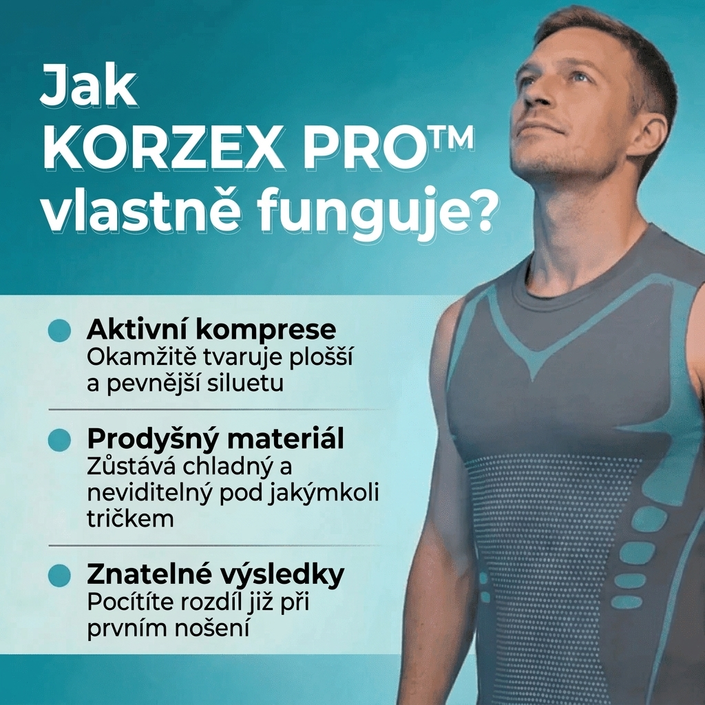 KORZEX PRO™ — Každé tričko sedí jako šité na míru